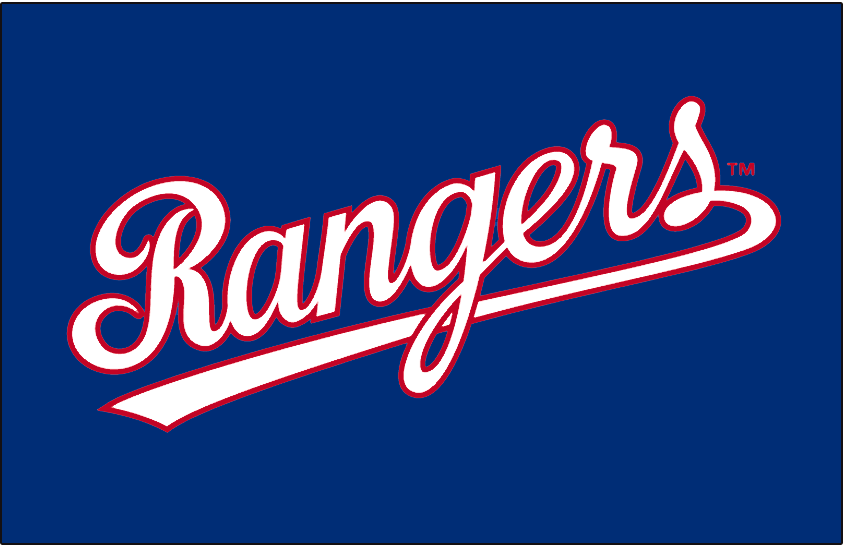 Texas Rangers 2005-2008 Jersey Logo iron on transfers for T-shirts